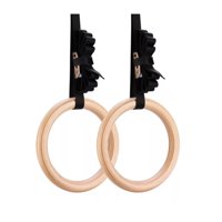 Importclick - Anillas Olímpicas Madera Gimnasia Crossfit Calistenia