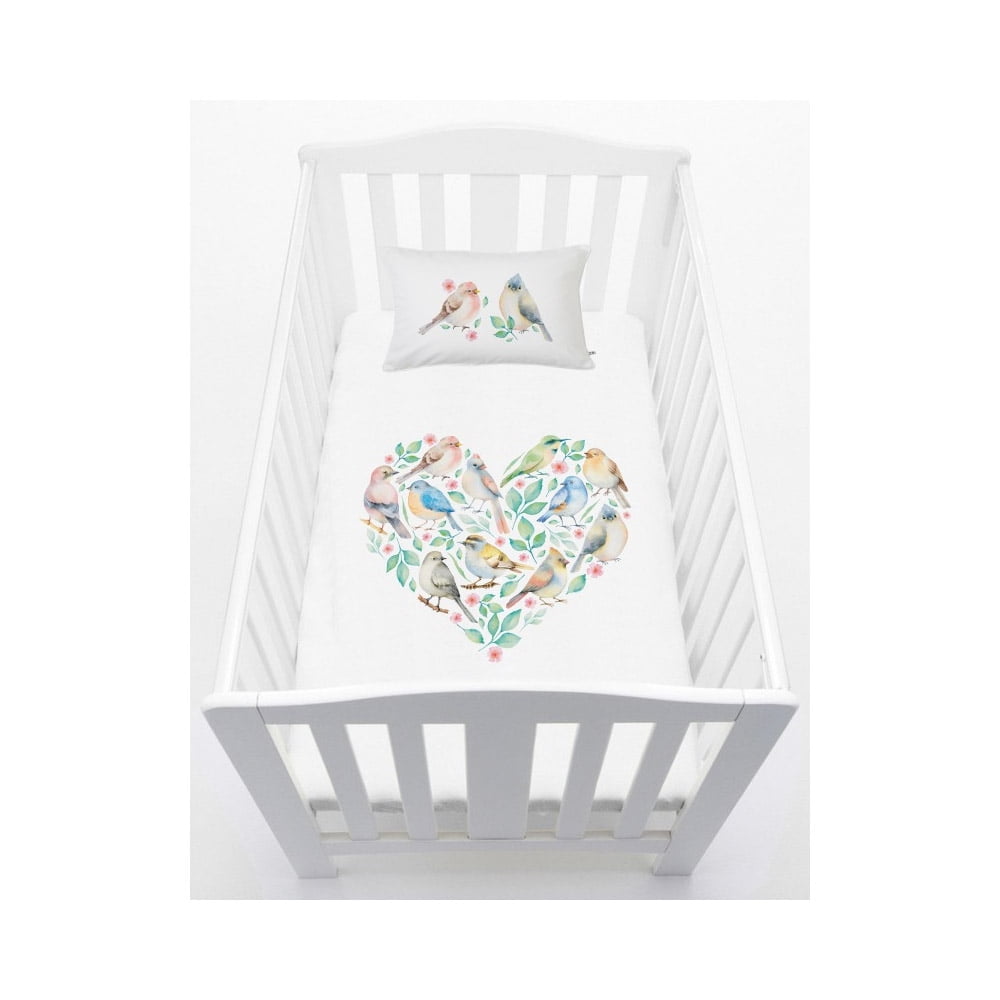 Tuyo Print - Cubreplumón Moisés - Colecho Pajaritos