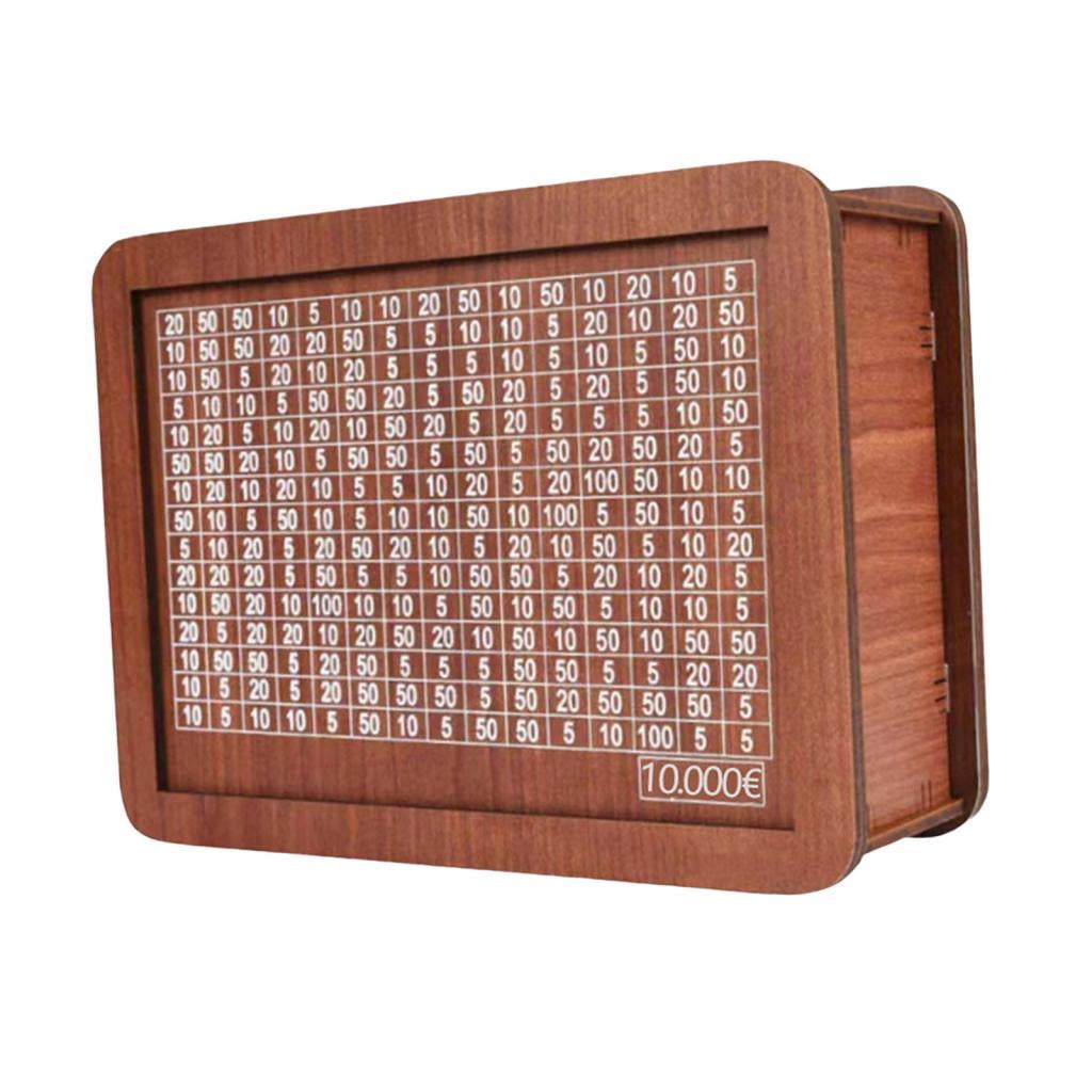 Bothyi - Hucha De Madera Con Contador Y Números Para Niños Y Niñas