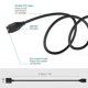 thumbnail image 3 of Cargador USB de sincronización de datos de repuesto para Garmin Vivoactive, 3 of 8
