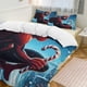 thumbnail image 2 of Santa Claus Spider-Man Comforter Set for Kids Boys Teen Men Tween 3D Lightweight Microfiber Bedding Sets, 2 of 4