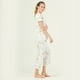 thumbnail image 2 of Pijama de Mujer New Cuore Pantalon Largo Blanco Flor, 2 of 4