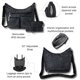 thumbnail image 3 of Bolso Baggallini Everywhere Bagg Midnight Blossom, 3 of 9