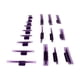 thumbnail image 4 of Juego De Lengüetas Extractoras De Eliminación De Abolladuras De Coche Kits De Herramientas De Reparación De Eliminación De Abolladuras De Coche Universal 18 Uds, 4 of 5