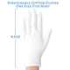 thumbnail image 4 of Guantes de algodón SLWJAXGT blancos para manos secas e hidratantes, 4 of 7