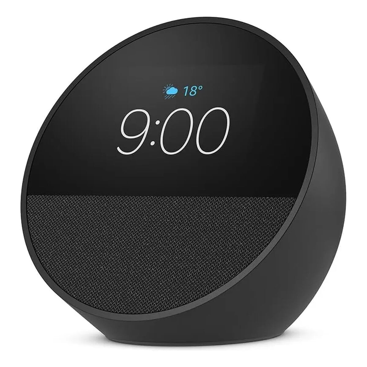 Reloj Inteligente Echo Spot 2024 Alexa Negro