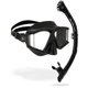 thumbnail image 1 of Kit de máscara y snorkel Cressi Horizon Scilla negro, 1 of 6