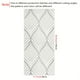thumbnail image 4 of 1pc,White, Silver, Simple ,Thickened ,Decoration,Oval Round, Leaf Pattern ,Thickened ,Wallpaper, Peel And Stick,Refrigerator, Speaker, Dryer, Cabinet, Oven ,Appliance, Furniture ,Home Decor, Room Bac, 4 of 4