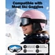 thumbnail image 4 of Casco para deportes de nieve VCOROS DXH-815 ligero con gafas, 4 of 9