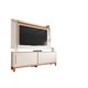 thumbnail image 4 of Panel TV + Rack 50" Mondrian Blanco - Castaño, 4 of 5