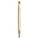 thumbnail image 1 of Nuevo labio retráctil cepillo de doble cabeza cosméticos sombra de maquillaje herramienta de oro, 1 of 3