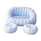 thumbnail image 2 of Puf Con Relleno, Moderno Puf Esquinero Para Dormitorio, Color Azul, 2 of 5