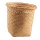thumbnail image 4 of Almacenamiento Macetas Toallas Vivero Balcón Jardín Hogar Cestas De Paja Tejidas Madera, 4 of 5