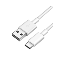 Genérico - Cable De Datos Carga Rápida Usb A Usb-C Color Blanco