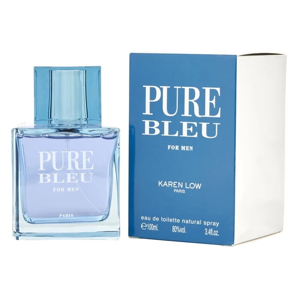 Perfume Karen Low Pure Bleu EDT 3.4 oz 100 ml para Hombre