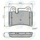 thumbnail image 3 of Pastillas Freno para auto COMLINE CBP01728, 3 of 4