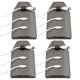 thumbnail image 1 of Organizador de Cables Magnético CHARGEWORX Paquete de 4 Clips con Base Pesada, 1 of 8