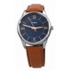 thumbnail image 1 of Casio MTP-V005L-2B5 Reloj Analógico Estándar para Hombre con Correa de Cuero Color Tostado y Esfera Azul Romana, 1 of 2