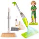 thumbnail image 1 of Set de limpieza Kids Spray Mop Lullulii para niños pequeños con escoba verde, 1 of 7