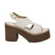 thumbnail image 1 of Sandalia Mujer Negro Hueso Police, 1 of 5