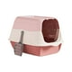 thumbnail image 5 of Arenero Para Gatos Con Capucha Y Tapa Desmontable Fácil De Limpiar Con Pala Rosa, 5 of 5