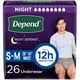 thumbnail image 1 of Ropa interior para adultos para incontinencia Depend Night Defense para hombre, 26 años, 1 of 7