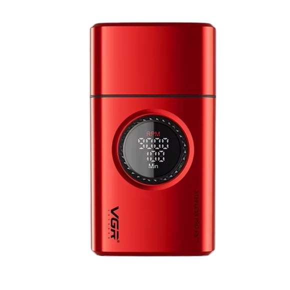 Shaver Afeitadora Profesional Vgr 377 9000rpm Regulable Rojo