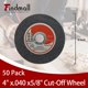 thumbnail image 3 of Disco de corte findmall 10 cm x 0,040 in x 5/8 in – paquete de 50 unidades, 3 of 7