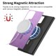 thumbnail image 2 of Magnetic Slim Case for Samsung Galaxy S24 Ultra with Camera Guard & Anti-Scratch Back Purple, 2 of 6