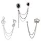 thumbnail image 1 of Moda Crystal Borlas Gema MúSICA SíMBOLO Corona Cadena Traje Collar Broche Alfileres, 1 of 5