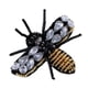 thumbnail image 2 of lentejuelas de abeja pedrería con cuentas parches coser apliques parche para la decoración de tela, 2 of 3