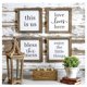 thumbnail image 1 of Juego de 4 Carteles Rústicos de Madera Hechos a Mano con Frases, 1 of 8