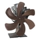 thumbnail image 3 of Bronce Amistoso De La Eficacia De La Fan De La Chimenea De Eco Del Ventilador De La Estufa De 6 Cuchillas Accionado Por Calor, 3 of 5