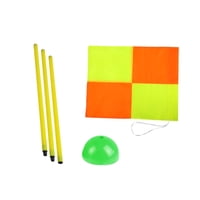 Magideal - Postes De Agilidad Para Fútbol, Bandera De Esquina Para Fútbol, Bandera De Esquina Para Campo De Fútbol, Equipo De Juego Para Deportes 3 Postes Greenbase.