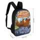thumbnail image 2 of Grizzy y los Lemmings-theme Backpack, Campus style schoolbag Bookbag with Adjustable Shoulder Straps And Large Zip Compartment, Unisex Travel Bags., 2 of 6