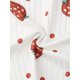thumbnail image 5 of INSPIRE CHIC Conjunto de Pijama de Mujer Acanalado de Manga Corta Modal con Puños Volantes y Pantalones de Descanso Suaves S Fresa, 5 of 6