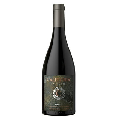 Vino Tinto Malbec Petreo 13° Botella 750 Ml Caliterra