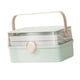 thumbnail image 3 of Caja de Joyería de Tocador Portátil, Contenedor Adornado, Caja de Almacenamiento de Accesorios para El Cabello, Caja Organizadora de Joyería Decorativ Verde, 3 of 5