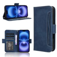 Funda Tipo Billetera Foxdock Para Iphone 16 Plus – Tapa Flip Con Tarjetero