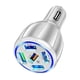 thumbnail image 4 of Cargador De Coche Rápido De 5 Puertos USB QC3.0 Cargador De Teléfono De Coche Para Teléfonos GPS Coches Blanco, 4 of 5