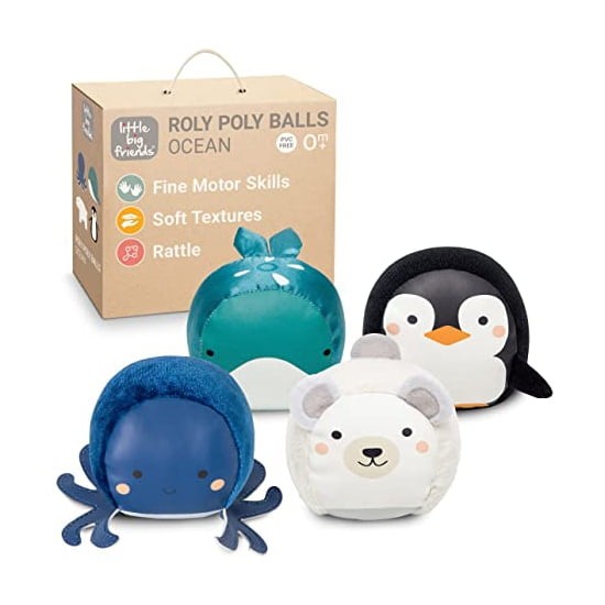 Set de 4 dooballs, oceano, Little Big Friends