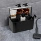 thumbnail image 5 of Carrito de ducha BYUNER, portátil, negro, de plástico, para baño, 5 of 6