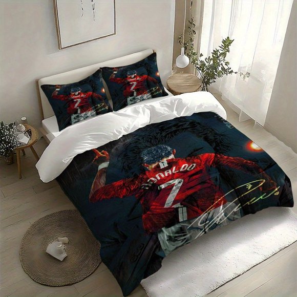 3pcs C-R Seven Team 7 Illustration Printed Bedding Set