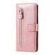 thumbnail image 3 of Funda con Cremallera para Xiaomi Redmi 9A, Carcasa Cartera de Cuero PU con Soporte y Tarjetero, 3 of 6