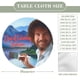 thumbnail image 2 of Bob Ross: La alegría de pintar-theme Fitted Round Tablecloths Elastic Edged Table Covers Waterproof Table Cloth for Kitchen Holiday Party Tables Decor 150cm, 2 of 6