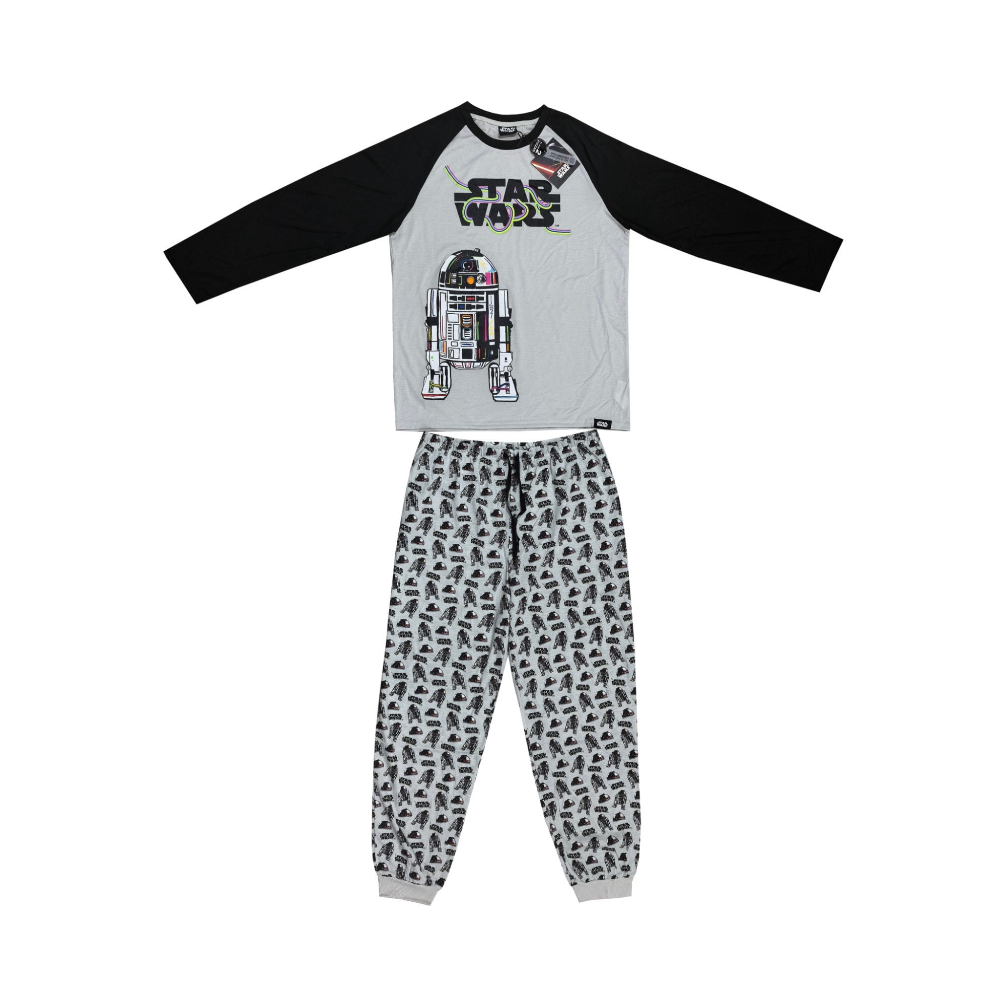 Pijama Hombre Star Wars Gris-Negro Talla L