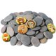 thumbnail image 1 of Piedras para pintar Rokraft 24 uds 4,5‑5,5 cm lisas y naturales, 1 of 7