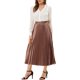 thumbnail image 2 of Falda de fiesta plisada midi con cintura elástica metálica para mujer NOMADIC NOOK 3XL Cobre, 2 of 6