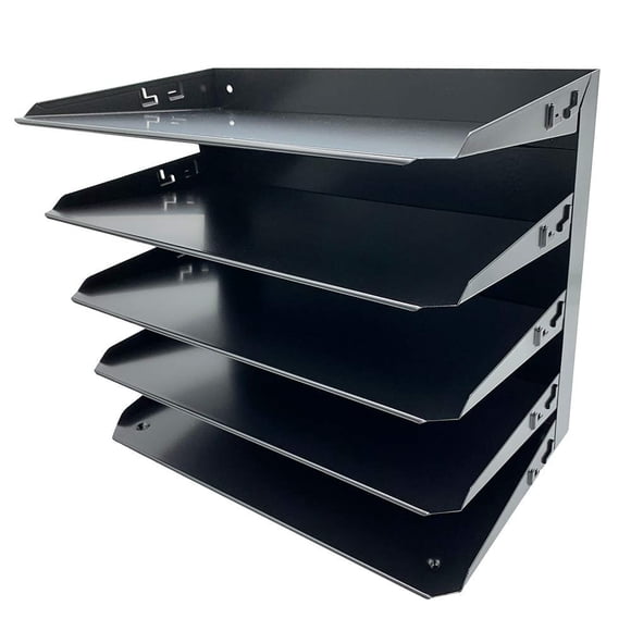 Organizador de Archivadores para Escritorio Huron con Bandeja Horizontal para Cartas