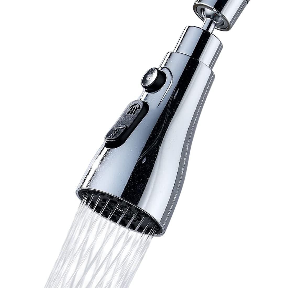 Xusx111 - Aerador Giratorio Del Grifo De 360 °, Anexo Del Pulverizador Del Fregadero De Cocina De Tres Funciones - Rosca Femenina Estándar, Pieza De Repuesto Del Grifo De Fácil Instalación (13,8 * 4,8